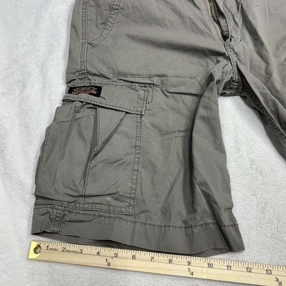VTG Ralph Lauren Polo Jeans Co. Military Green Cargo Shorts Men's Size 32 - Picture 7 of 8